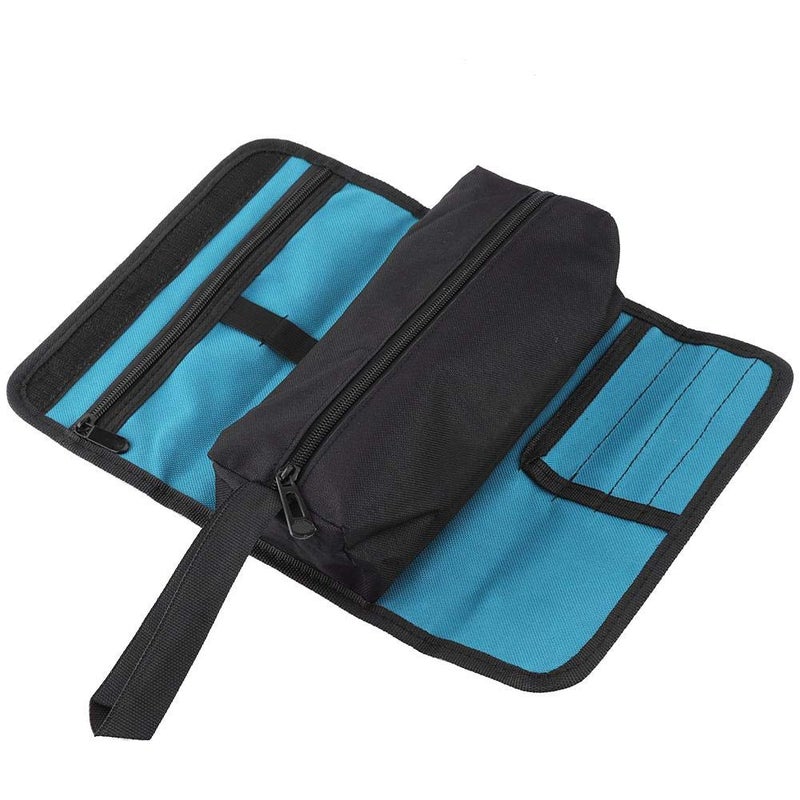 Hilitand Tools Roll Holder Foldable Storage Bag Roll Up Tool Pouches for Professional Electrician Techincian Homeowner with Hand Strip - Image 1